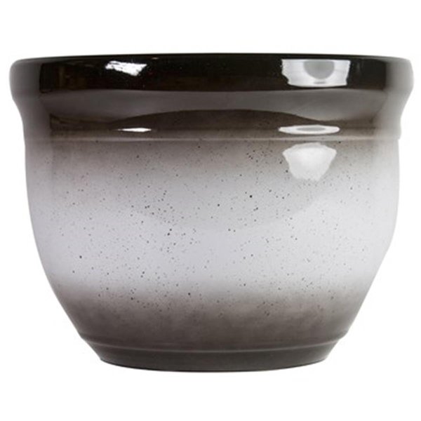 Gardener Select Gardener Select GSAMRR15216 15 in. Gradient Madison Planter; Brown & White GSAMRR15216